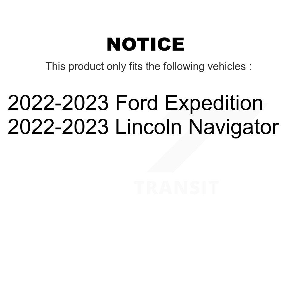 Brake Rotor And Ceramic Pad Front Rear Kit For Ford Expedition Lincoln Navigator