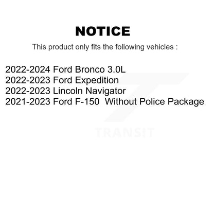 Disc Brake Rotors Ceramic Pad Front Kit For Ford F-150 Bronco Expedition Lincoln