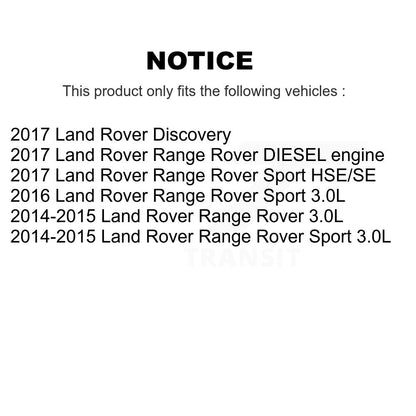 Wheel Bearing Brake Rotor And Pad Front Kit For Land Rover Range Sport Discovery