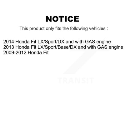 Wheel Bearing Disc Brake Rotors And Ceramic Pads Front Kit For Honda Fit