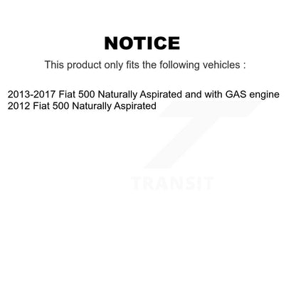 Wheel Bearing Coated Drilled Slotted Disc Brake Rotor Pad Front Kit For Fiat 500