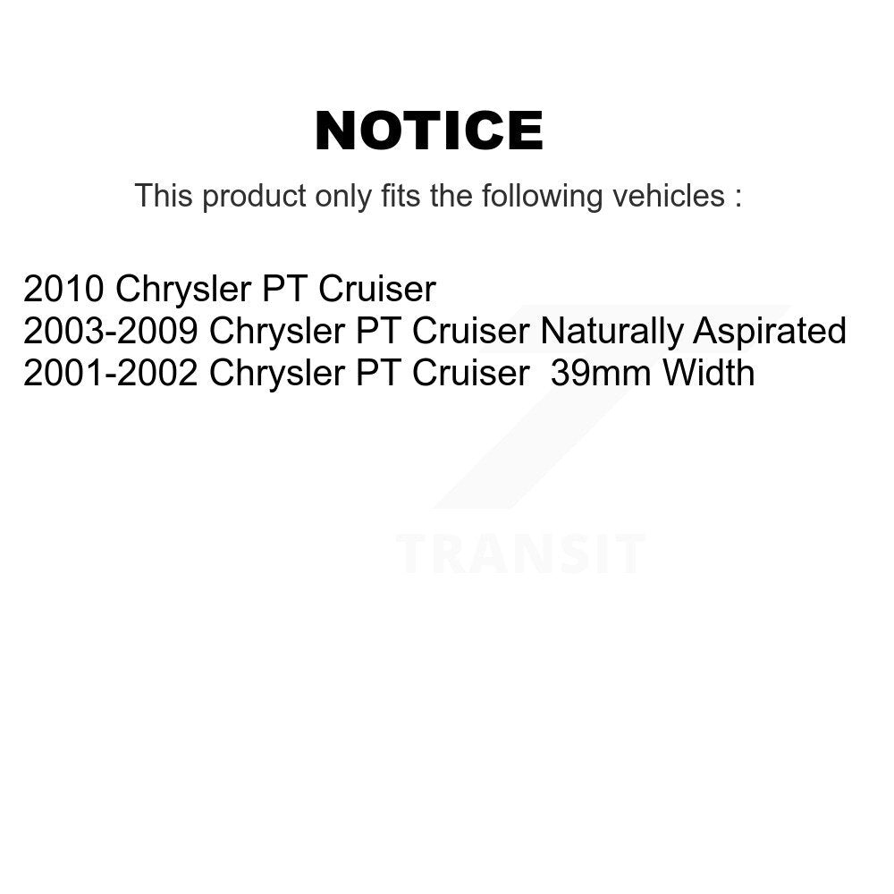 Wheel Bearing Coated Disc Brake Rotor And Pads Front Kit For Chrysler PT Cruiser