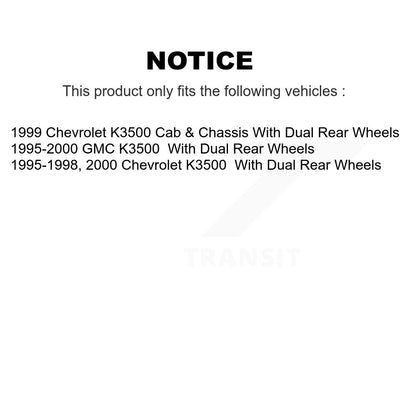 Hub Bearing Assembly Disc Brake Rotor And Pads Front Kit For K3500 Chevrolet GMC
