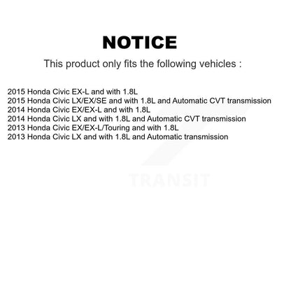 Wheel Bearing Coated Drilled Slotted Brake Rotor & Pad Front Kit For Honda Civic