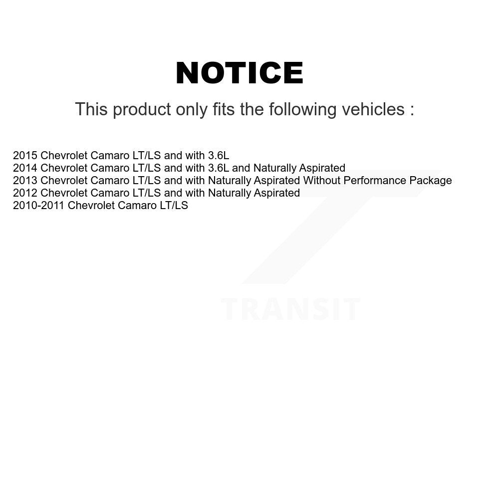 Hub Bearing Assembly Coated Disc Brake Rotor Pads Front Kit For Chevrolet Camaro