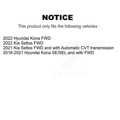Hub Bearing Assembly Disc Brake Rotor Pads Front Kit For Hyundai Kona Kia Seltos
