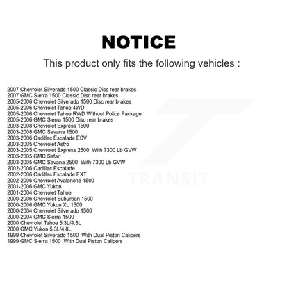 Brake Caliper Front Kit For Chevrolet GMC Silverado 1500 Sierra Avalanche Yukon