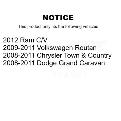 Brake Caliper Front Rear Kit For Dodge Grand Caravan Chrysler Town & Country Ram
