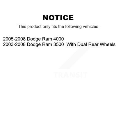 Brake Caliper Left Right Driver Passenger Front Rear Kit For Dodge Ram 3500 4000
