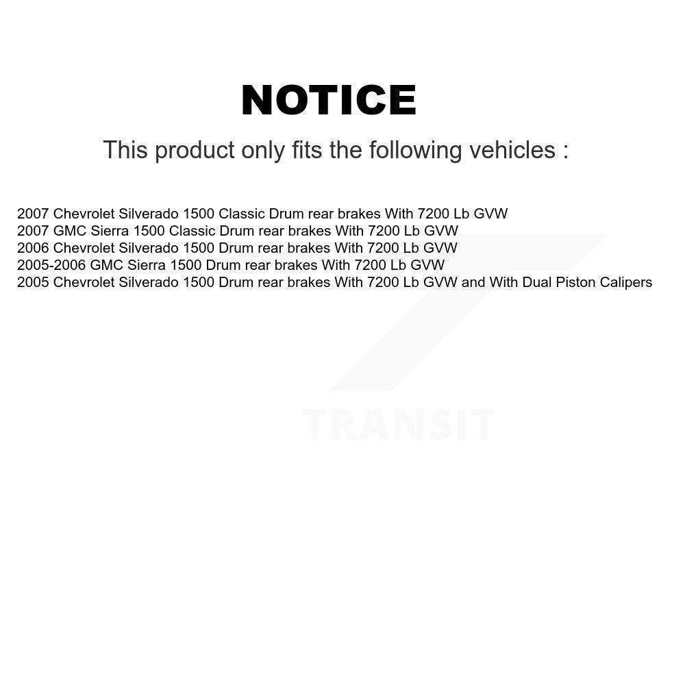 Brake Caliper Front Rear Kit For Chevrolet GMC Silverado 1500 Sierra Classic