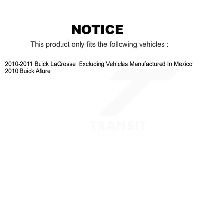 Disc Brake Caliper Left Right Side Front Rear Kit For Buick LaCrosse Allure