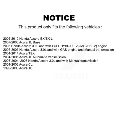 Disc Brake Caliper Left Right Side Front Kit For Honda Accord Acura TL TSX CL