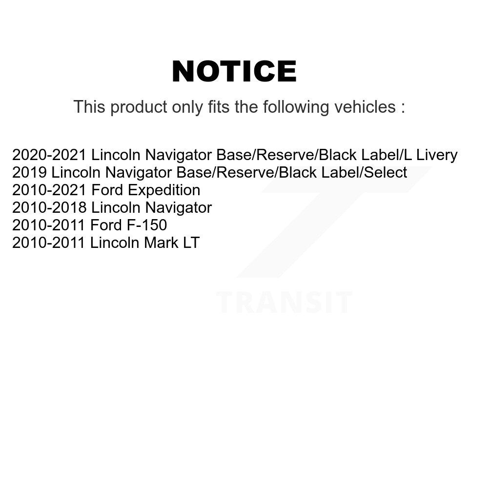 Disc Brake Caliper Front Kit For Ford F-150 Expedition Lincoln Navigator Mark LT