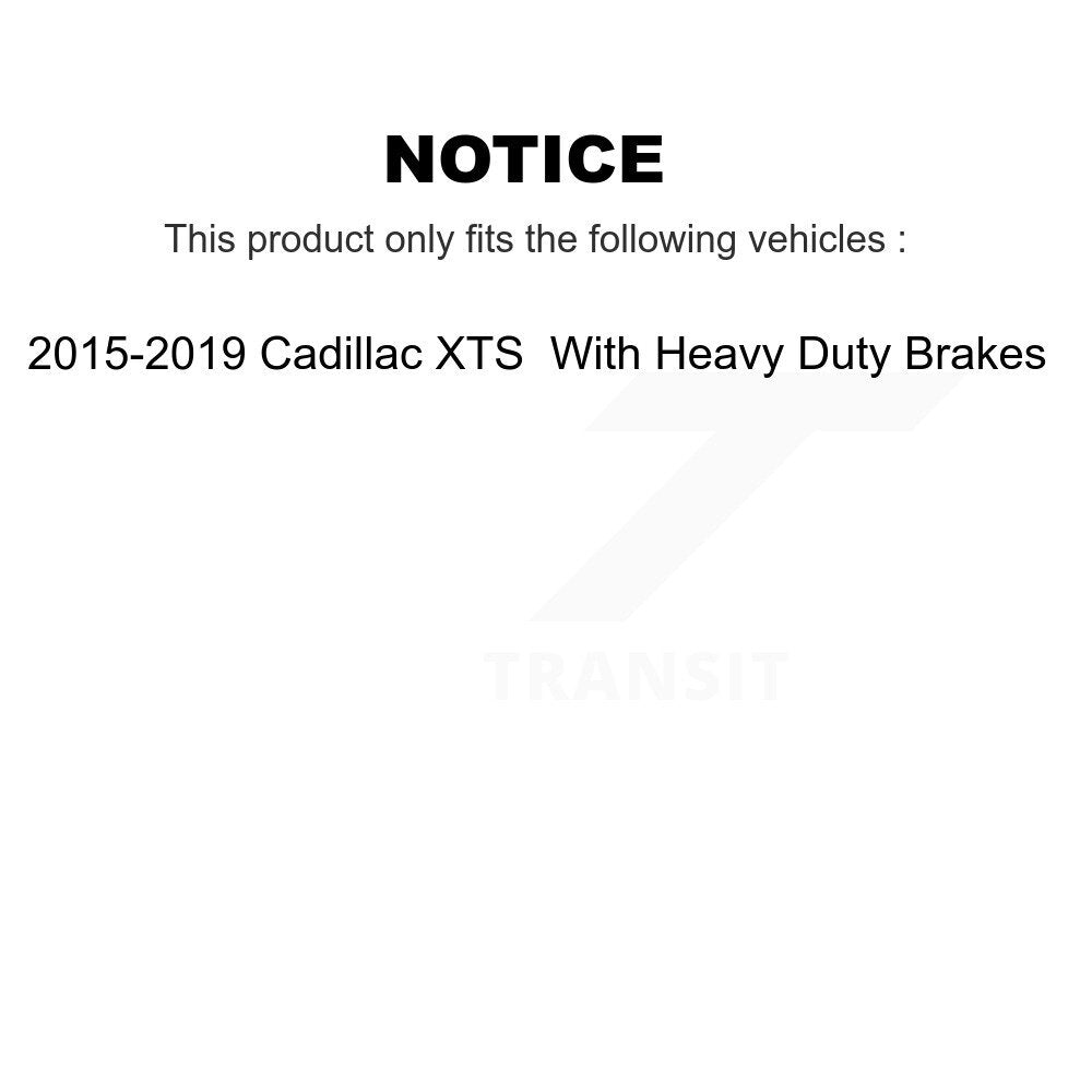 Disc Brake Caliper Front Kit For 2015-2019 Cadillac XTS With Heavy Duty Brakes