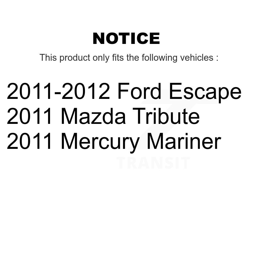 Brake Caliper Left Right Front Kit For Ford Escape Mazda Tribute Mercury Mariner