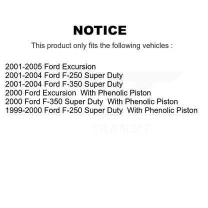 Brake Caliper (Left Right) Front Kit For Ford F-350 Super Duty F-250 Excursion