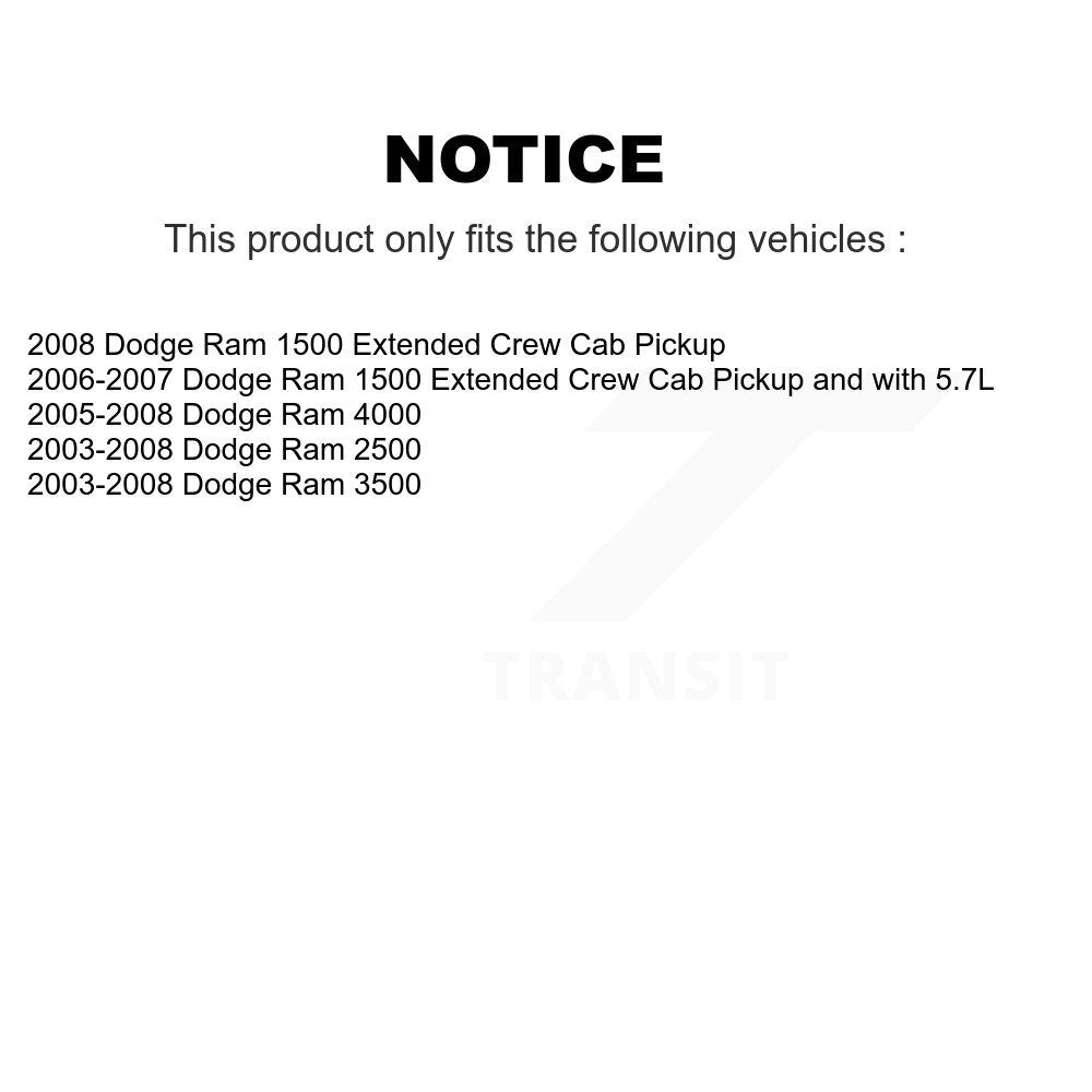 Disc Brake Caliper Left Right Side Front Kit For Dodge Ram 1500 3500 2500 4000