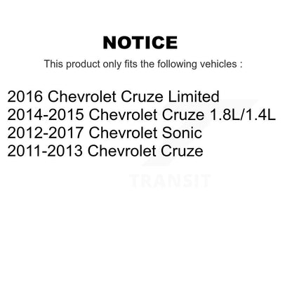 Disc Brake Caliper Left Right Side Front Kit For Chevrolet Cruze Sonic Limited