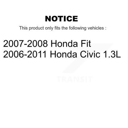 Brake Caliper Left Right Side (Driver Passenger) Front Kit For Honda Civic Fit