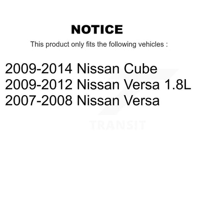 Brake Caliper Left Right Side (Driver Passenger) Front Kit For Nissan Versa Cube