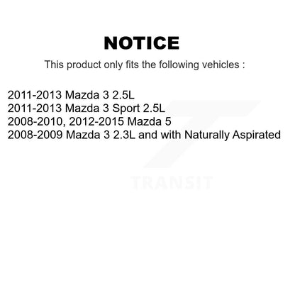 Brake Caliper Left Right Side (Driver Passenger) Front Kit For Mazda 3 5 Sport