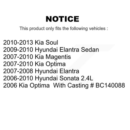 Brake Caliper Left Right Driver Passenger Side Front Kit For 2010-2013 Kia Soul