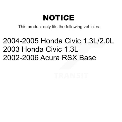 Brake Caliper Left Right (Driver Passenger) Front Kit For Honda Civic Acura RSX