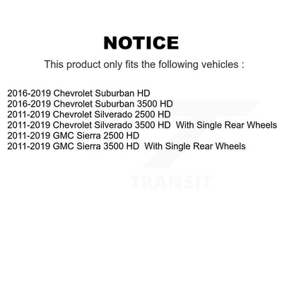 Brake Caliper Rear Kit For GMC Chevrolet Sierra 2500 HD Silverado 3500 Suburban