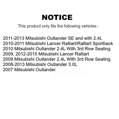 Disc Brake Caliper Left Right Side Rear Kit For Mitsubishi Lancer Outlander