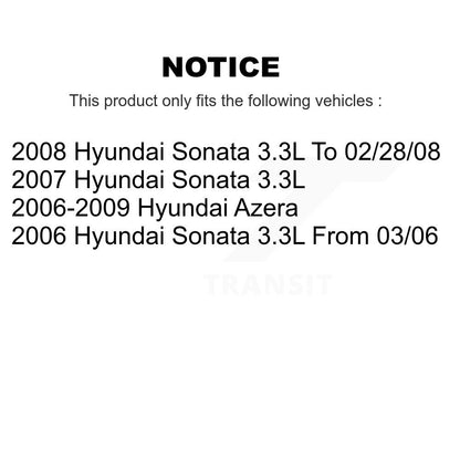Brake Caliper Left Right Driver Passenger Side Rear Kit For Hyundai Sonata Azera