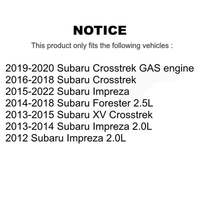 Brake Caliper Left Right Side Rear Kit For Subaru Impreza Forester Crosstrek XV