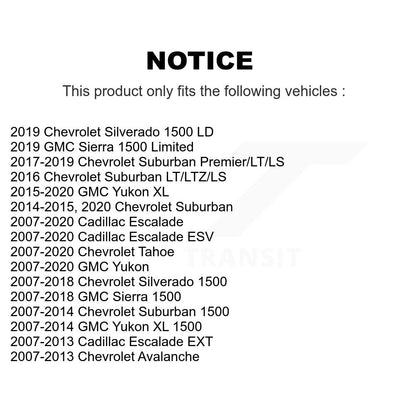 Brake Caliper Rear Kit For Chevrolet GMC Sierra 1500 Silverado Tahoe Cadillac XL