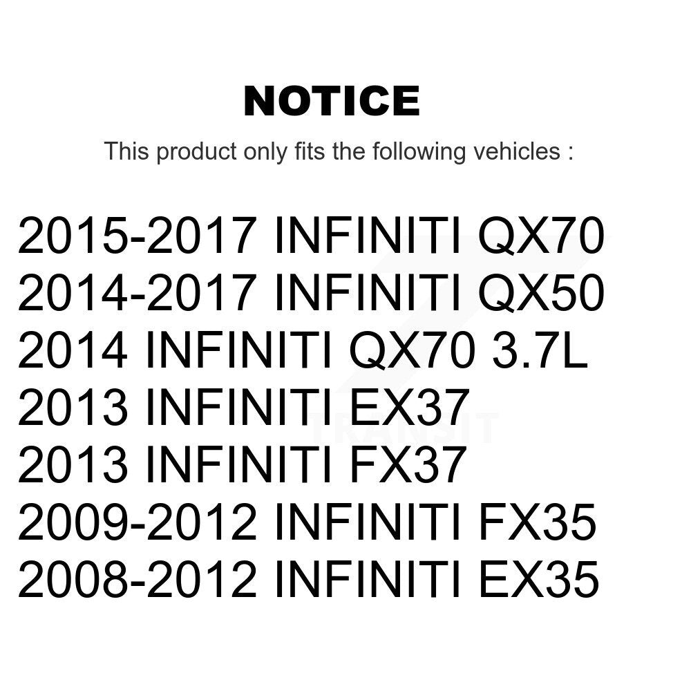 Disc Brake Caliper Left Right Side Rear Kit For INFINITI EX35 G37 FX35 G35