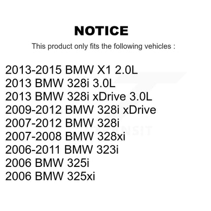 Brake Caliper (Left Right) Rear Kit For BMW 328i xDrive 323i X1 328xi 325i 325xi