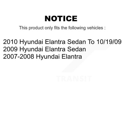 Brake Caliper Left Right Side (Driver Passenger) Rear Kit For Hyundai Elantra