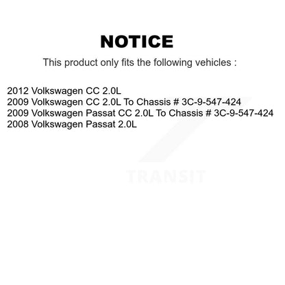 Disc Brake Caliper Left Right Side Front Rear Kit For Volkswagen CC Passat 2.0L