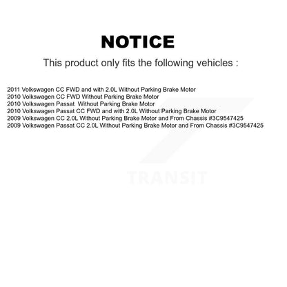 Disc Brake Caliper Left Right Side Front Rear Kit For Volkswagen CC Passat