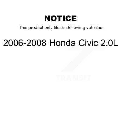 Disc Brake Caliper Left Right Side Front Rear Kit For 2006-2008 Honda Civic 2.0L