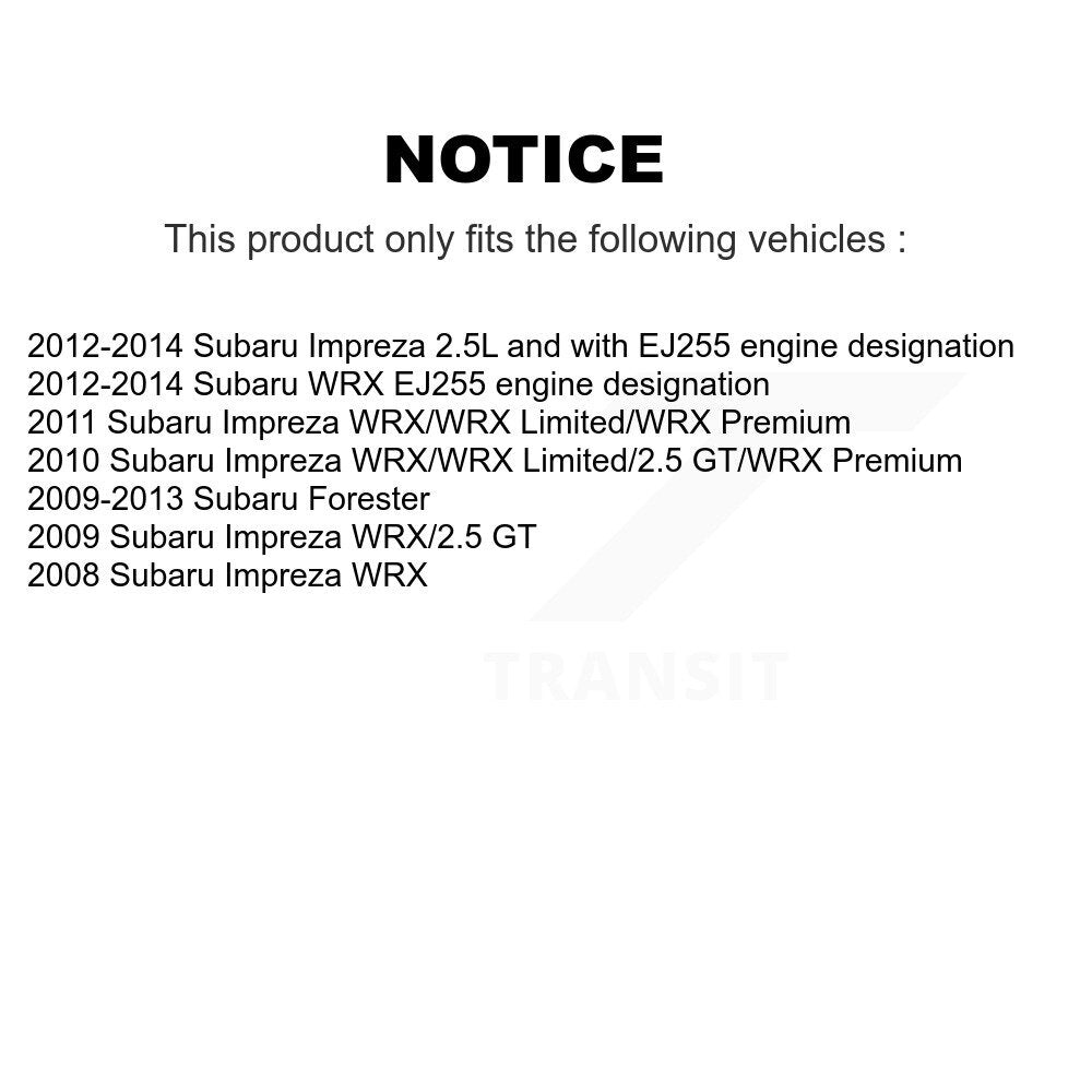 Brake Caliper Left Right Side Front Rear Kit For Subaru Impreza Forester WRX