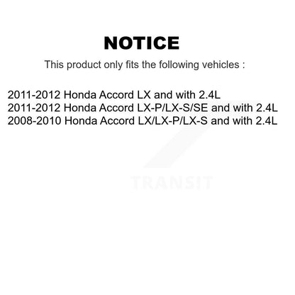 Brake Caliper Left Right Side (Driver Passenger) Front Rear Kit For Honda Accord