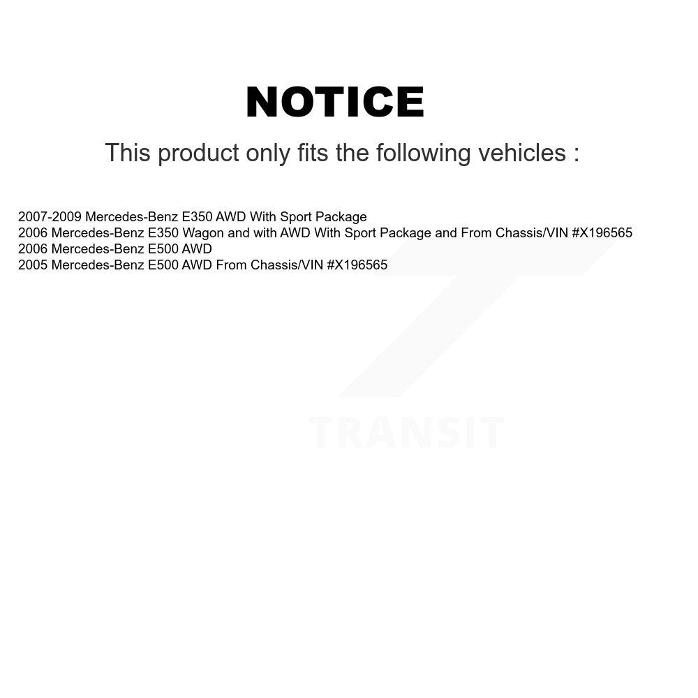 Disc Brake Caliper Left Right Side Front Rear Kit For Mercedes-Benz E350 E500