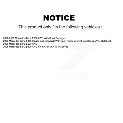 Disc Brake Caliper Left Right Side Front Rear Kit For Mercedes-Benz E350 E500