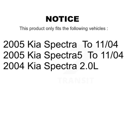 Disc Brake Caliper Left Right Side Front Rear Kit For Kia Spectra Spectra5