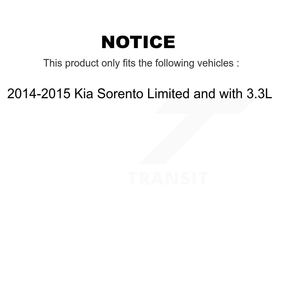 Brake Caliper (Left Right) Front Rear Kit For Kia Sorento Hyundai Santa Fe Sport