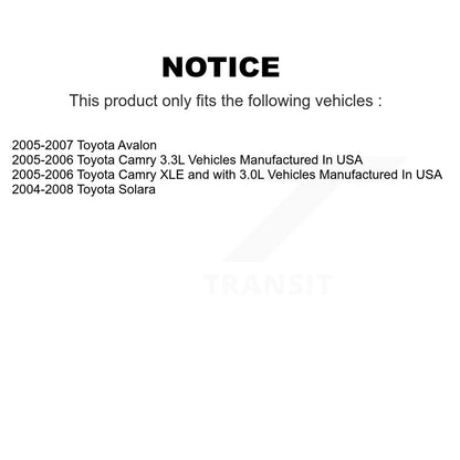 Disc Brake Caliper Left Right Side Front Rear Kit For Toyota Solara Avalon