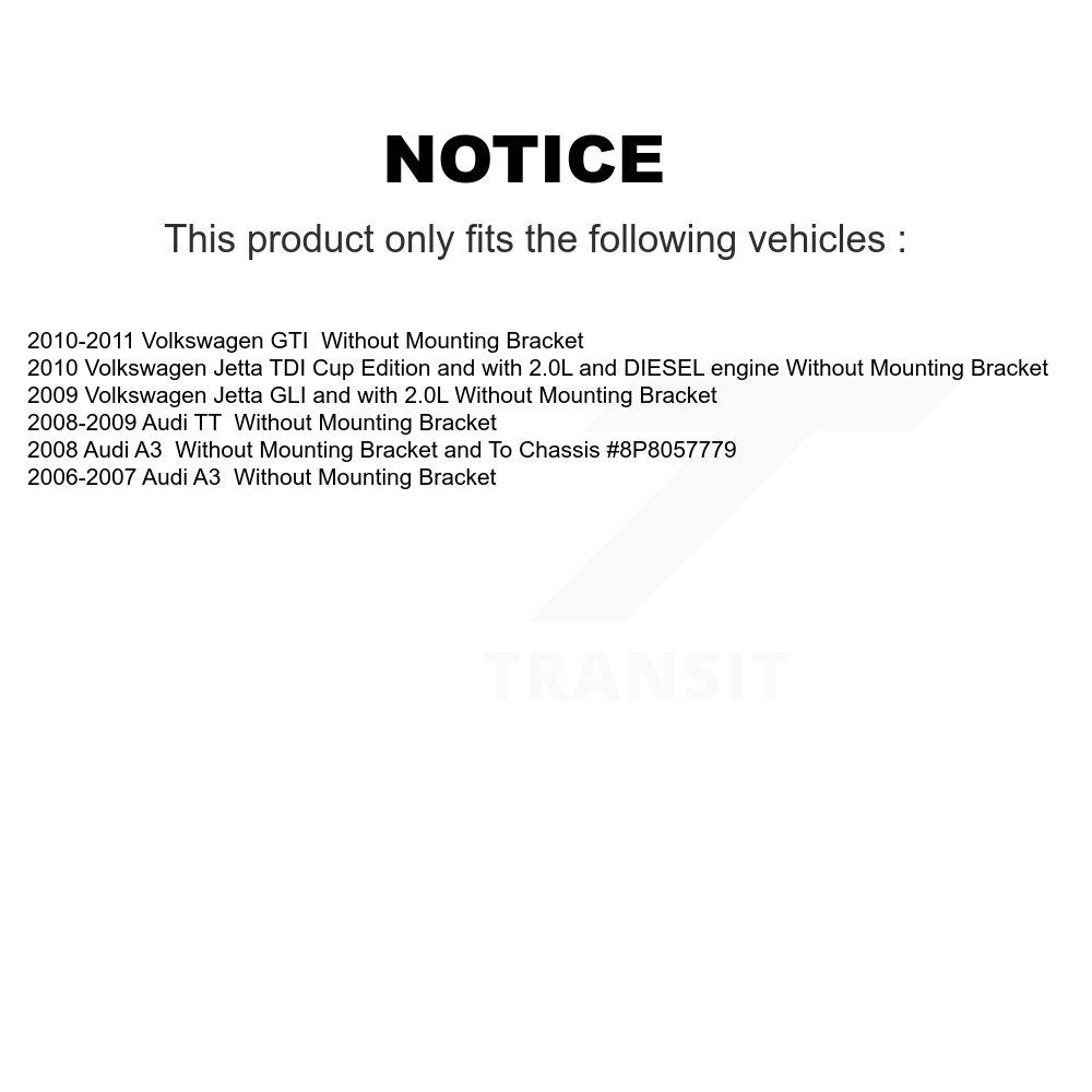 Brake Caliper Left Right Side Front Rear Kit For Volkswagen Jetta GTI Audi A3 TT