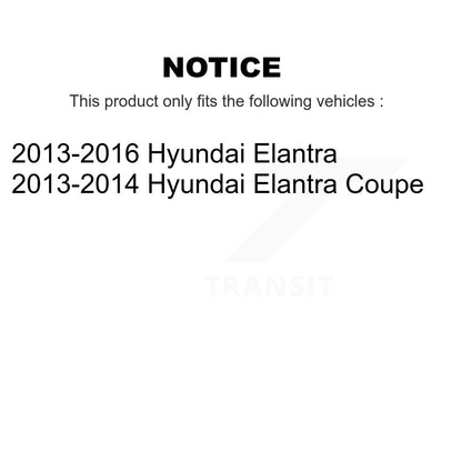 Disc Brake Caliper Left Right Side Front Rear Kit For Hyundai Elantra Coupe