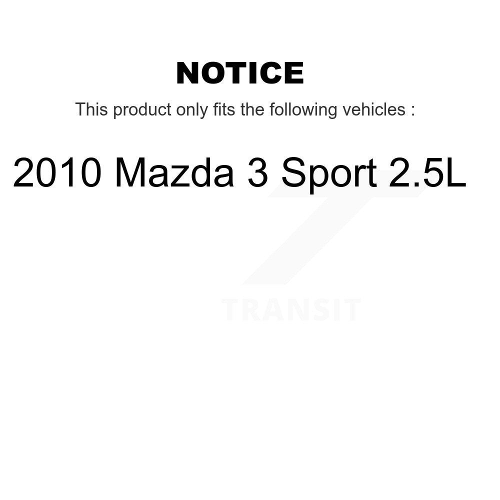 Disc Brake Caliper Left Right Side Front Rear Kit For 2010 Mazda 3 Sport 2.5L