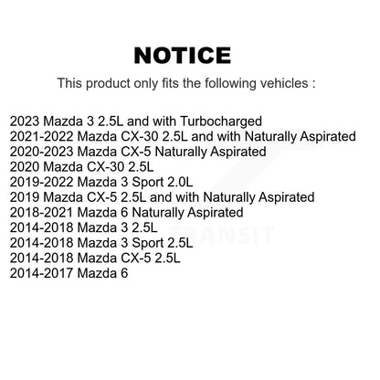 Serpentine Belt Water Pump KBR-3PK814EE For Mazda CX-5 3 Sport 6 CX-90 CX-70
