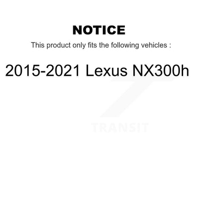 Serpentine Belt Main Drive KBR-5030343 For 2015-2021 Lexus NX300h